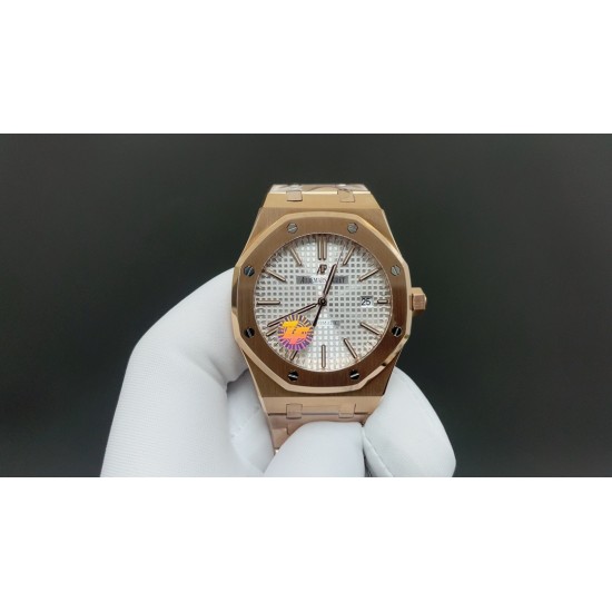 今日推荐ZF 爱彼皇家橡树系列15400钢王 银色黑盘 超神之作 一体机 41mm 顶级品质 出货实拍✈️