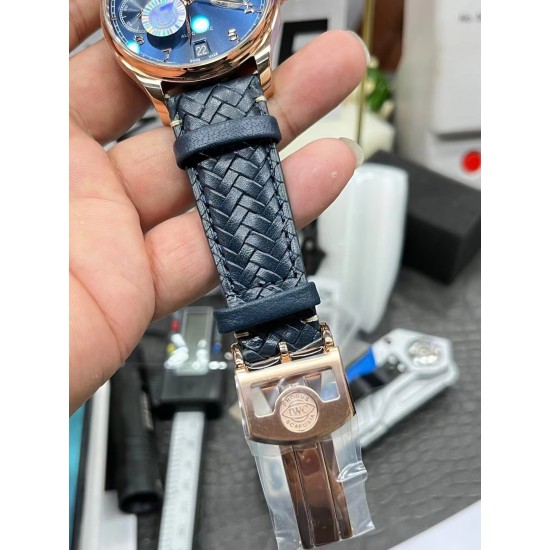 IWC 万国 葡萄牙七日链“编织表带”尺寸42mm，定制版机械机芯 ！