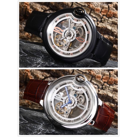 实物拍摄品牌:卡地亚-CARTIER 类型:男士腕表表壳:316精钢(做工上乘)表带:进口小牛皮/原装扣机芯:高级定制全自动机械机芯(走时稳定)材料:高级强化镀膜镜面尺寸:直径46mm,厚度14mm 实物拍摄品牌:卡地亚-CARTIER 类型:男士腕表表壳:316精钢(做工上乘)表带:进口小牛皮/原装扣机芯:高级定制全自动机械机芯(走时稳定)材料:高级强化镀膜镜面尺寸:直径46mm,厚度14mm