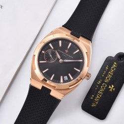 FK-VACHERON CONSTANTIN【江诗丹顿】纵横四海系列火热上市，突破传统，时尚优雅的多彩表带，可满足佩戴者在不同场合的需求，多样化的色彩设计演绎大胆而时尚的风格，江诗丹顿在装置时始终将舒适性放在首位，确保腕表完美贴合手腕，纯钢表壳，进口石英机芯，蓝宝石水晶玻璃，舒适胶质表带，采用原装针式表扣佩戴方便！尺寸:36.5mm