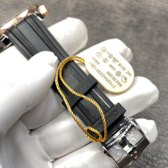 【VS出品】欧米茄 海马300M 316精钢材质打造！玫瑰金，胶带款！8800机 42MM！出货实拍