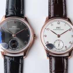 IWC 万国（葡萄牙系列）V3版 IW545408型腕表，简称“琼斯之剑”。正品开模，干练整洁，专为男士打造的腕表。锅盖蓝宝石玻璃，手动上弦的滴答声，背透镶嵌的红宝石，来回摆动的游丝走线，纯粹的机械之美，都让每个狂热的机械爱好者深深着迷！表盘尺寸：44毫米X10机芯类型：手动机㭜系列型号：98295动力储存：46小时表镜材质：兰宝石玻璃表带材质：意大利小牛皮表扣类型：针扣后盖表底：透底功能风格：6位小秒针，纯粹机械之美！