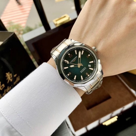 浪琴-LONGINES‼钨钢圈口最新力作类型:精致款男士腕表(更卓越)【钨钢圈口】全新面世!表带:316精钢表带(更舒适)机芯:顶级机械机芯(稳定)材料:蓝宝石水晶镜面(耐磨)真男士睿智风范 立体感强 特别设计 载誉归来尺寸:直径40mm厚12mm高清实拍!质量保证! 浪琴-LONGINES‼钨钢圈口最新力作类型:精致款男士腕表(更卓越)【钨钢圈口】全新面世!表带:316精钢表带(更舒适)机芯:顶级机械机芯(稳定)材料:蓝宝石水晶镜面(耐磨)真男士睿智风范 立体感强 特别设计 载誉归来尺寸:直径40mm厚12mm高清实拍!质量保证!