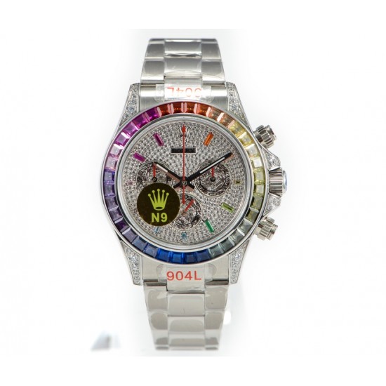 N9 Factory最新力作 原版复刻 市场最高版本 劳力士Rolex宇宙计型迪通拿,ROLEX RBOW彩虹迪,全新V9最强版本,表径:40毫米,搭载ETA7750自动机芯,V2完美升级,904L精钢表带和表扣更细腻更完美,重新定义品质,N9超级复刻精品!N9匠心之作 值得你拥有! N9 Factory最新力作 原版复刻 市场最高版本 劳力士Rolex宇宙计型迪通拿,ROLEX RBOW彩虹迪,全新V9最强版本,表径:40毫米,搭载ETA7750自动机芯,V2完美升级,904L精钢表带和表扣更细腻更完美,重新定义品质,N9超级复刻精品!N9匠心之作 值得你拥有!
