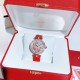 实拍 卡地亚-Cartier，狠货来袭，全真镶钻字面，瑞士石英机芯，加厚蓝宝石镜面[强]搭配美洲鳄鱼皮带[耶]尺寸35mm，超级漂亮、时尚不容错过！