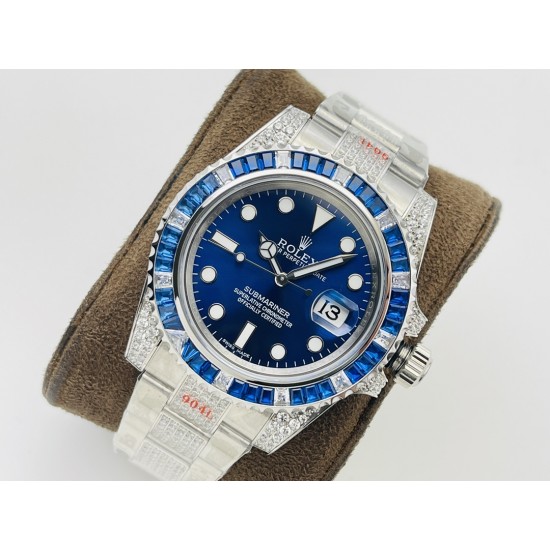 【VRS Factory2022墙裂推荐 市场最高版本】奢华大作,劳力士Rolex SUB潜航者后镶钻定制版!是奢华闪耀与永不退色的融合,更是经典潮流的不二之选!1⃣️【表壳】直径40MM。每一颗钻石/彩宝均来自奥地利(施华洛世奇原产地)经过严格的筛选,确保颜色,大小,火彩统一,专业珠宝镶嵌师精心镶嵌。2⃣️【表带】跟官网同步,904L蚝式钢完美还原坚固耐用的优良血统,效果可媲美原装。3⃣️【机芯】采用复刻界的机芯之王——搭配3135自动上旋机芯。VRS Factory匠心力作 敬请各路表友品鉴! 【VRS Factory2022墙裂推荐 市场最高版本】奢华大作,劳力士Rolex SUB潜航者后镶钻定制版!是奢华闪耀与永不退色的融合,更是经典潮流的不二之选!1⃣️【表壳】直径40MM。每一颗钻石/彩宝均来自奥地利(施华洛世奇原产地)经过严格的筛选,确保颜色,大小,火彩统一,专业珠宝镶嵌师精心镶嵌。2⃣️【表带】跟官网同步,904L蚝式钢完美还原坚固耐用的优良血统,效果可媲美原装。3⃣️【机芯】采用复刻界的机芯之王——搭配3135自动上旋机芯。VRS Factory匠心力作 敬请各路表友品鉴!