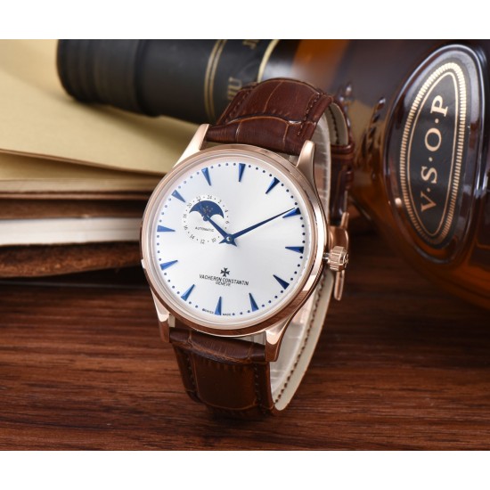 最新款江诗丹顿(Vacheron Constantin)传承系列9位24时真日⭐️月星辰全面推出,成功商务人士必备,采用全自动进口机芯(零返修、零故障)顶级316精钢表壳,原装按扣 进口小牛皮,锅盖玻璃,做工一流,型男必备。送礼极佳,先下手为强! 最新款江诗丹顿(Vacheron Constantin)传承系列9位24时真日⭐️月星辰全面推出,成功商务人士必备,采用全自动进口机芯(零返修、零故障)顶级316精钢表壳,原装按扣 进口小牛皮,锅盖玻璃,做工一流,型男必备。送礼极佳,先下手为强!