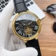 实物拍摄品牌:卡地亚-CARTIER 类型:男士腕表表壳:316精钢(做工上乘)表带:进口小牛皮/316精钢(两种可选)机芯:高级定制全自动机械机芯(走时稳定)材料:高级强化镀膜镜面尺寸:直径45mm,厚度13mm 实物拍摄品牌:卡地亚-CARTIER 类型:男士腕表表壳:316精钢(做工上乘)表带:进口小牛皮/316精钢(两种可选)机芯:高级定制全自动机械机芯(走时稳定)材料:高级强化镀膜镜面尺寸:直径45mm,厚度13mm