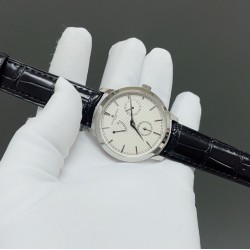 KM江诗丹顿TRADITIONNELLE 传袭系列83520/000R-9909机械腕表，震撼上市！独立秒针、指针式日历、动力储备功能，多功能腕表，3位日历，6位跑秒小针，9位动脑显示，官方同样表径尺寸40mm，搭配改装2475SC全自动机械机芯