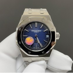 今日推荐爱彼15202白壳渐变蓝 39mm Cal.2121机 顶级品质 出货实拍✈️