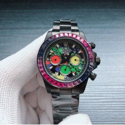 N厂做工 劳力士 ROLEX X43 迪通拿系列男士多功能机械腕表 尺寸：42mm12mm机芯：全自动机械机芯 镜面：蓝宝石玻璃镜面 材料：316精钢鑫表壳 表扣：原装折叠扣 三杰精致推荐男士机械休闲商务腕表 SJ为你精心打造超真实实物图拍摄 让你超真实实物图体验