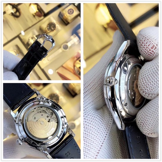 实物    拍摄品牌：劳力士-ROLEX  类型：[酷]男士腕表表壳：316精钢（做工优质）表带：进口  小牛皮(原装针扣)机芯：进口8217全自动机械机芯（走时稳定）玻璃：高级强化镀膜镜面尺寸：直径40mm，厚度12mm