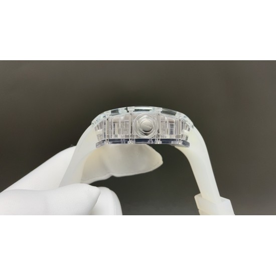 RM理查德米勒~   ［Richard Mille ］  水晶壳 机械机芯