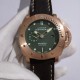 [机智][机智]沛纳海LUMINOR 1950系列，型号PAM00382,直径47mm，厚度15mm,316L精钢玫瑰金壳，高硬度矿物质玻璃，进口意大利牛皮，装配天津全自动机芯。❤ ❤