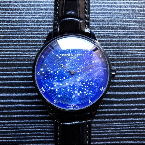 品牌:百达翡丽 PP Z2 全球限量版星云系列机芯:西铁城8215机芯(超级稳定) 材质:316精钢镜片:顶级蓝宝石 表带:意大利进口小牛皮尺寸:41mm*10.5mm防水:100米(可游泳佩戴)夜光:超级夜光由意大利Grald Genta耗时16个月,最终打造而成,打破手表的传统模式,让手表真正成为一件艺术品。 品牌:百达翡丽 PP Z2 全球限量版星云系列机芯:西铁城8215机芯(超级稳定) 材质:316精钢镜片:顶级蓝宝石 表带:意大利进口小牛皮尺寸:41mm*10.5mm防水:100米(可游泳佩戴)夜光:超级夜光由意大利Grald Genta耗时16个月,最终打造而成,打破手表的传统模式,让手表真正成为一件艺术品。