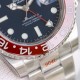 ROLEX 劳力士 GMT格林尼治 采用专柜机芯3285一体机芯蓝游丝和原版同样通过调试时针快跳调整日历的功能瞬跳，和原版一样的GMT双时区表针在底部时针上面的第二层，由下到上的顺序为：时针-双时区针-分钟-秒钟。[666][666]本次可乐/国米圈可以说是95%以上的相似度/在各个角度均有这个95%水准。后续有详细颜色对比。本次圈口为独立开发，区别于市面上的任何版本。[强]表盘/指针/玻璃/表壳就不再一一赘述，原装一比一开模制作，保持大厂工艺水准。