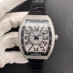 法兰克 穆勒 ❤️Franck Muller V45 SC DT系列⌚️54*42*15mm 瑞士2824全自动机械机芯 蓝光镀膜玻璃 316精钢鑫表壳 3D立体字面 牛皮表带底部橡胶  针扣   糅合运动设计风格 中间完美弧线夹层设计 尽显绅士品味 一如既往的酷