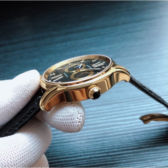 卡地亚 CARTIER R60 首款星辰腕表。此款卡地亚采用A制精钢打造出以直径为42mmx11.5mm,引进最新打磨的进口机芯—型号:8219-23A改装机芯,前所未有的走时精准 与性能稳定统一于一身。不惜成本.得到卡地亚原装的皮带和原装折叠扣。从外观看它不是家族中的显贵,但一定是家族的骄傲、低调而奢华。三杰精致推荐男士机械腕表 SJ为你精心挑选超真实实物图拍摄 卡地亚 CARTIER R60 首款星辰腕表。此款卡地亚采用A制精钢打造出以直径为42mmx11.5mm,引进最新打磨的进口机芯—型号:8219-23A改装机芯,前所未有的走时精准 与性能稳定统一于一身。不惜成本.得到卡地亚原装的皮带和原装折叠扣。从外观看它不是家族中的显贵,但一定是家族的骄傲、低调而奢华。三杰精致推荐男士机械腕表 SJ为你精心挑选超真实实物图拍摄