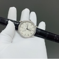 KM江诗丹顿TRADITIONNELLE 传袭系列83520/000R-9909机械腕表，震撼上市！独立秒针、指针式日历、动力储备功能，多功能腕表，3位日历，6位跑秒小针，9位动脑显示，官方同样表径尺寸40mm，搭配改装2475SC全自动机械机芯