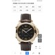 [太阳][太阳]沛纳海精品男士机械表FLYBACK，热卖款型号PAM00525，LUMINOR 1950系列，直径44mm,厚度15mm,316L精钢玫瑰金壳，高硬度矿物质玻璃，真皮咖啡皮带，装配海鸥全自动机芯。卓越品质，引领潮流！欢迎转载！[愉快][愉快]