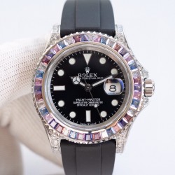 ‼️‼️ ROLEX 劳力士 游艇名仕42MM表径隐藏款226679TBR正式上线，全球限量款。嵌T型冰糖钻与糖果钻，珠宝级镶嵌工艺！