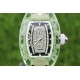 实拍 理查德•米勒清凉夏日最新款RichardMille RM 07-02✨酒桶形表壳由整块绿色由有机玻璃打造而成,配用原装西铁城全自动机芯,顶级橡树表带。尺寸为46mmx32mmx14mm。表壳加工无论从工程还是技术角度都堪称挑战,没有丝毫容错空间。女装腕表以著名的鸡尾酒及其蕴含的精神思潮为灵感。 实拍 理查德•米勒清凉夏日最新款RichardMille RM 07-02✨酒桶形表壳由整块绿色由有机玻璃打造而成,配用原装西铁城全自动机芯,顶级橡树表带。尺寸为46mmx32mmx14mm。表壳加工无论从工程还是技术角度都堪称挑战,没有丝毫容错空间。女装腕表以著名的鸡尾酒及其蕴含的精神思潮为灵感。