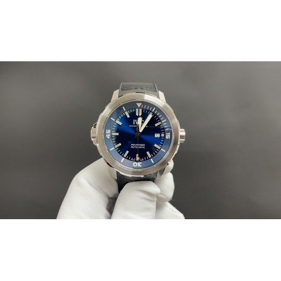 今日推荐万国海洋 三针 白壳蓝面42mm 自动上链机械机芯 顶级品质 出货实拍✈️
