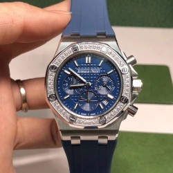 （K8新品）爱彼女款！皇家橡树！六针计时石英机芯！蓝宝石防刮玻璃！精美壳套！进口橡胶带！新款上市！爱彼女款中的最佳经典！