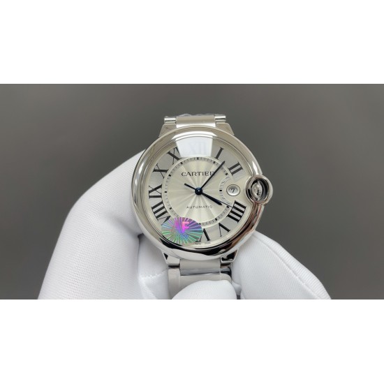 今日推荐卡地亚 蓝气球 白壳白面 42mm 2892机 顶级品质 出货实拍✈️