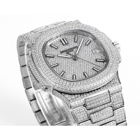 MS Factory强势来袭!百达翡丽PATEK PHILIPPENautilus 5719/10G-010白金腕表,品牌举世闻名超凡珠宝满天星完美结合,这款豪华百达翡丽腕表独特及富有魅力设计,是展现完美工艺的升华之作,是成功人士身份的象征。 进口原装Cal.324 S C自动机械机芯,直径40毫米,至尊奢华腕表,18K白金施洛华钻。蓝宝石双面水晶镜面,日历显示,50米深度防水,瑞士超强夜光!!! MS Factory强势来袭!百达翡丽PATEK PHILIPPENautilus 5719/10G-010白金腕表,品牌举世闻名超凡珠宝满天星完美结合,这款豪华百达翡丽腕表独特及富有魅力设计,是展现完美工艺的升华之作,是成功人士身份的象征。 进口原装Cal.324 S C自动机械机芯,直径40毫米,至尊奢华腕表,18K白金施洛华钻。蓝宝石双面水晶镜面,日历显示,50米深度防水,瑞士超强夜光!!!