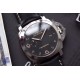 ི 沛纳海 PAM359全身抛光316L精钢 三明治数字刻度面盘 超强夜光  44mm直径 搭配小牛皮 经典简约 百搭只选
