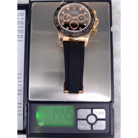 市场最高复刻跟正品一样重，想了解吗？ 劳力士 ROLEX  重量版迪通拿 厚度12.7mm 合成重金属➕包金➕丹东7750机芯➕国检包金证书 重量144克【市场钢表115克】，价格亲民，现货预售[勾引][勾引][勾引]
