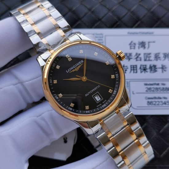 台湾厂【匠心臻品】随着努力不懈地寻求技术上的突破以及不断的创新令LONGINES表在设计方面稳坐领导地位。浪琴 名匠六字位日历系列 原版开模 所有配件与正品100%可互换通用 316精钢表壳、前、后双卜蓝宝石玻璃、淬火烧钢蓝指针、机芯采用最新的2892改L619/888全自动超薄机芯 搭配最新款镂空自动陀 直径38.5mm厚度9.0mm 一表一号,一卡一号、绝不重复。整表完美无暇市场最高版本! 台湾厂【匠心臻品】随着努力不懈地寻求技术上的突破以及不断的创新令LONGINES表在设计方面稳坐领导地位。浪琴 名匠六字位日历系列 原版开模 所有配件与正品100%可互换通用 316精钢表壳、前、后双卜蓝宝石玻璃、淬火烧钢蓝指针、机芯采用最新的2892改L619/888全自动超薄机芯 搭配最新款镂空自动陀 直径38.5mm厚度9.0mm 一表一号,一卡一号、绝不重复。整表完美无暇市场最高版本!