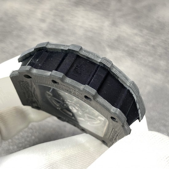 RICHARD MILLE 理查德米勒 RM35-02 齿轮配件堆砌而成的镂空立体表盘 蓝宝石镜面 碳纤维表壳 进口精工自动机械机芯 橡胶表带 蝴蝶扣 KV厂,出货实拍 RICHARD MILLE 理查德米勒 RM35-02 齿轮配件堆砌而成的镂空立体表盘 蓝宝石镜面 碳纤维表壳 进口精工自动机械机芯 橡胶表带 蝴蝶扣 KV厂,出货实拍
