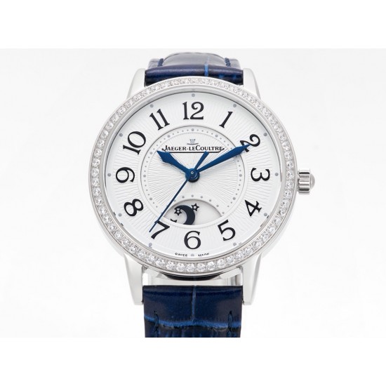TW出品:积家约会系列自动机械图为女表 【尺寸】尺寸34mm 厚度10mm【机芯】搭载进口9015机改原装cal.898A自动上链机芯(不是加夹板)【表带】搭配进口意大利牛皮表带 【显示指针】顶级烧钢兰指针 具昼夜显示功能 TW出品:积家约会系列自动机械图为女表 【尺寸】尺寸34mm 厚度10mm【机芯】搭载进口9015机改原装cal.898A自动上链机芯(不是加夹板)【表带】搭配进口意大利牛皮表带 【显示指针】顶级烧钢兰指针 具昼夜显示功能
