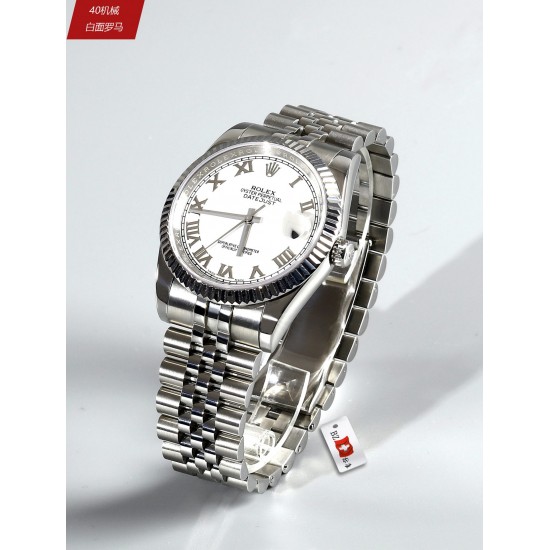 ［B Z］出品   劳力士 蚝式恒动日志型男士机械表，表径40mm，蓝宝石镜面带日历放大镜，机芯采用进口820A自动机械机芯，316精钢表壳，精品复刻