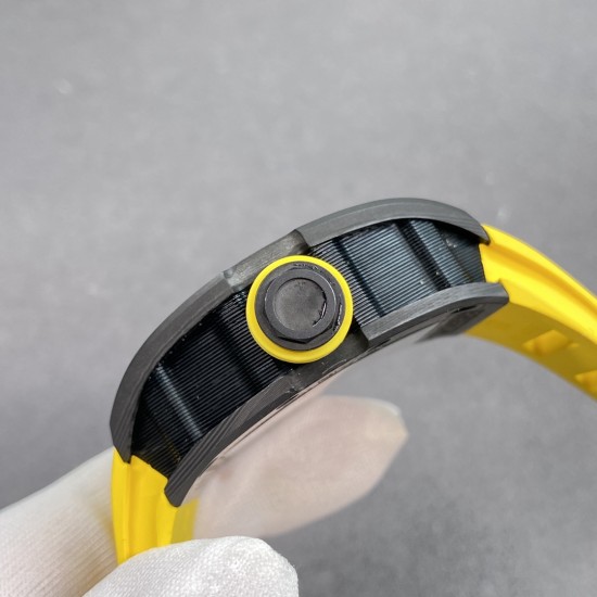 RICHARD MILLE 理查德米勒 RM35-02 客户定制的柠檬黄胶带!齿轮配件堆砌而成的镂空立体表盘 蓝宝石镜面 碳纤维表壳 进口精工自动机械机芯 橡胶表带 蝴蝶扣 Ku厂,出货实拍 RICHARD MILLE 理查德米勒 RM35-02 客户定制的柠檬黄胶带!齿轮配件堆砌而成的镂空立体表盘 蓝宝石镜面 碳纤维表壳 进口精工自动机械机芯 橡胶表带 蝴蝶扣 Ku厂,出货实拍