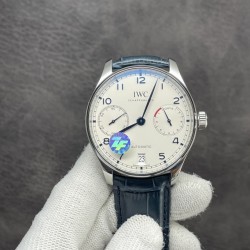 ZF销量神器！葡7 万国IWC－葡萄牙系列 七日链 葡七 自动机械机芯 独立小秒针 真动能指示 蓝宝石玻璃 牛皮表带42mm[色][色]