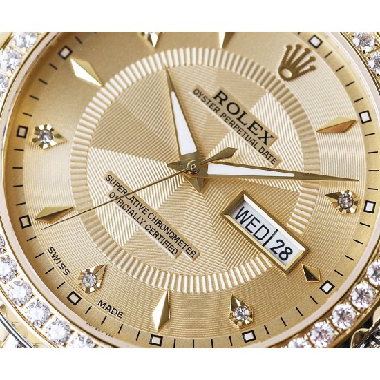 LS精品    劳力士Rolex[色][色]低调奢华[色]火爆开启上市，不显浮华的风格广受成功人士喜爱，逐渐深刻人心，并备受各界人士推重。工艺精湛，糅合尊贵、典雅和独特气质于一身，位列世界手表业之翘楚材料：316钢18k微纳米电镀金，直径41mm，进口820A机芯，28800每小时振荡次数，动力储备48小时，表带：316精钢表带，三度防水性能，返修率几乎为零，请君放心购