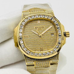 【PFF Factory匠心力作 欢迎品鉴】百达翡丽PATEK PHILIPPE优雅运动系列5711/1A鹦鹉螺，钢表之王，全网最佳解毒方案！细节方面： 1⃣️直径40毫米！2⃣️搭配定制版机改Cal.324自动机芯。 3⃣️316L定制级人体工程学表带！ 4⃣️钢带圈口珠是钻石型的，与正品相结合。 PFF Factory匠心独运 精品之作 佩戴5711/1A既彰显青春活力，又由内而外散发出一股浓浓的沉稳气息，是一款当之无愧的“钢表之王”欢迎您的品鉴！