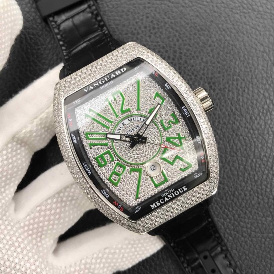 法兰克 穆勒 ❤️Franck Muller V45 SC DT系列⌚️54*42*15mm 瑞士2824全自动机械机芯 蓝光镀膜玻璃 316精钢鑫表壳 3D立体字面 牛皮表带底部橡胶 针扣 糅合运动设计风格 中间完美弧线夹层设计 尽显绅士品味 一如既往的酷 法兰克 穆勒 ❤️Franck Muller V45 SC DT系列⌚️54*42*15mm 瑞士2824全自动机械机芯 蓝光镀膜玻璃 316精钢鑫表壳 3D立体字面 牛皮表带底部橡胶 针扣 糅合运动设计风格 中间完美弧线夹层设计 尽显绅士品味 一如既往的酷