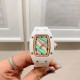 实拍 理查德米勒 RichardMille 糖果棉花糖 最新爆款 bon bon系列最稀有的作品!克服传统工艺打破模式!钟表最受尊敬的技术之一。不是所有人的嫁妆,棉花糖运动曲线和颜色,它们是诱人的。有了理查德米勒,实现了把棉花糖戴在你的手腕上!白色陶瓷加上黄粉绿搪瓷表盘,RM-07柔和的颜色创造了一个组合...甜蜜!糖果店的一次旅行,一个让人难以置信的艺术品。你会戴上它吗? 实拍 理查德米勒 RichardMille 糖果棉花糖 最新爆款 bon bon系列最稀有的作品!克服传统工艺打破模式!钟表最受尊敬的技术之一。不是所有人的嫁妆,棉花糖运动曲线和颜色,它们是诱人的。有了理查德米勒,实现了把棉花糖戴在你的手腕上!白色陶瓷加上黄粉绿搪瓷表盘,RM-07柔和的颜色创造了一个组合...甜蜜!糖果店的一次旅行,一个让人难以置信的艺术品。你会戴上它吗?