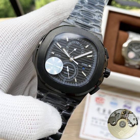 百达翡丽 Patek Philippe 鹦鹉螺系列,精品男士腕表,多功能设计,技艺精湛,独具匠心,尊贵大气,绅士风范。采用全自动机械机芯,顶级316精钢表壳,进口小牛皮表带,矿物质超强镜面,尺寸43-13 百达翡丽 Patek Philippe 鹦鹉螺系列,精品男士腕表,多功能设计,技艺精湛,独具匠心,尊贵大气,绅士风范。采用全自动机械机芯,顶级316精钢表壳,进口小牛皮表带,矿物质超强镜面,尺寸43-13