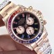 ROLEX 劳力士 彩虹拿一表难求!镶嵌根据原厂颜色渐变过渡最协调的36颗宝石进行优化处理,高度、角度一致,折射效果非常漂亮。蓝宝石透彻效果镜面,抛光打磨精湛细腻! ROLEX 劳力士 彩虹拿一表难求!镶嵌根据原厂颜色渐变过渡最协调的36颗宝石进行优化处理,高度、角度一致,折射效果非常漂亮。蓝宝石透彻效果镜面,抛光打磨精湛细腻!