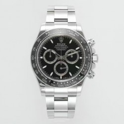 新品！ROLEX 迪通拿 4131一体机！黑白陶 126500 迪通拿 1，真功能，全功能，两档调时。（计时功能对版能用，两档调时。非7750的三档）2，壳套厚度11.9mm3，配件细节是目前最高水准，大小秒实心针轴等细节都有。4:4131 机芯！功能字体一致！