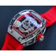 理查德米勒 RICHARD MILLE 最新升級特别版 抛光亮壳 让你体验最亮鬼头 带出最经典的RM052鬼头经典传奇 永不落后 镂空骷髅头腕表.骷髅头轮廓突出,造型霸气不羁,具有震撼人心的魅力。搭配艳耀色彩的真皮轻便表带,更拉风,更前卫。缤纷盛夏,换上短袖T恤的你,腕间搭上鲜艳的表款,是不是很吸睛?尺寸43x50mm ⚠️请认准独家品质 理查德米勒 RICHARD MILLE 最新升級特别版 抛光亮壳 让你体验最亮鬼头 带出最经典的RM052鬼头经典传奇 永不落后 镂空骷髅头腕表.骷髅头轮廓突出,造型霸气不羁,具有震撼人心的魅力。搭配艳耀色彩的真皮轻便表带,更拉风,更前卫。缤纷盛夏,换上短袖T恤的你,腕间搭上鲜艳的表款,是不是很吸睛?尺寸43x50mm ⚠️请认准独家品质