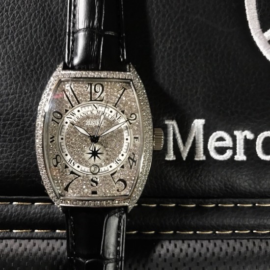 法兰克 穆勒(Franck Muller)⌚️51*17mm 全自动机械机芯独特复古的酒桶壳身设计就像美式嘻皮士的皮衣敢梦想 享自由 法兰克 穆勒(Franck Muller)⌚️51*17mm 全自动机械机芯独特复古的酒桶壳身设计就像美式嘻皮士的皮衣敢梦想 享自由