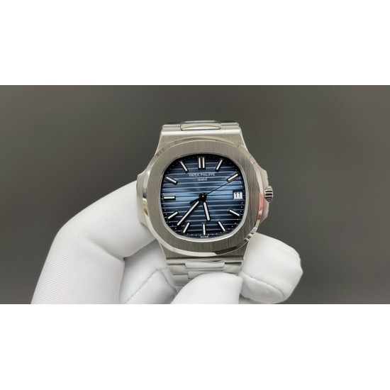 今日推荐百达翡丽 鹦鹉螺5711 白壳蓝面 40mm 一体机 顶级品质 出货实拍✈️