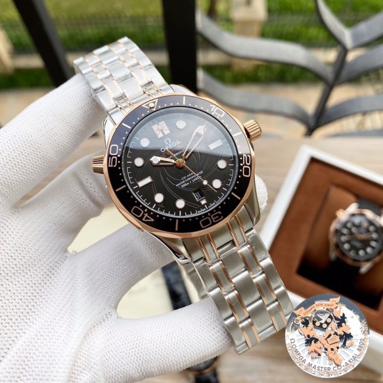 OMEGA 欧米茄 海马系列300米潜水腕表】詹姆斯邦德 表壳左侧同原装“007”专属金属片⚠️底盖玻璃专属印花⚠️内置全自动机械8800机芯.尺寸42mm! OMEGA 欧米茄 海马系列300米潜水腕表】詹姆斯邦德 表壳左侧同原装“007”专属金属片⚠️底盖玻璃专属印花⚠️内置全自动机械8800机芯.尺寸42mm!
