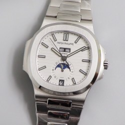 PF 复制届最薄的钢表之王 5726/1A-0001 鹦鹉螺  PF震撼出品 V3版 钢表之王PP百达翡丽5726全网最佳解毒方案，搭配百达翡丽Cal.324S 自动上链机芯，独家定制机芯一体化，壳套市面最薄 40.5x10.6mm，市场唯一一家能做到与正品相互符合。壳套打磨在V2版的基础上更加完善  配全套百达翡丽原厂双封式包装盒，全网体验最佳的百达翡丽